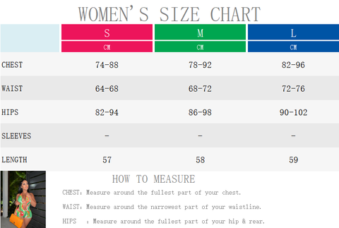 bomblook-hollow-out-romper size chart