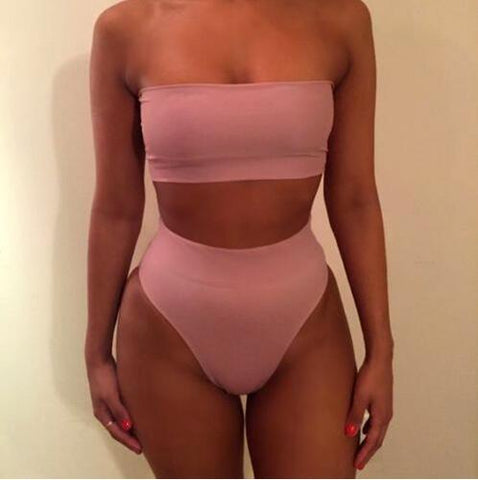 Simple But Sexy Two Piece Swimsuit