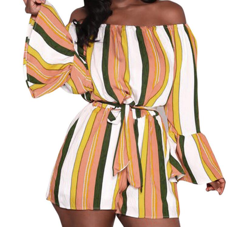 Butterfly Sleeve Off Shoulder Jumpsuit