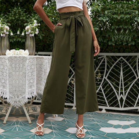 Women Tea Party Wide Leg Pants