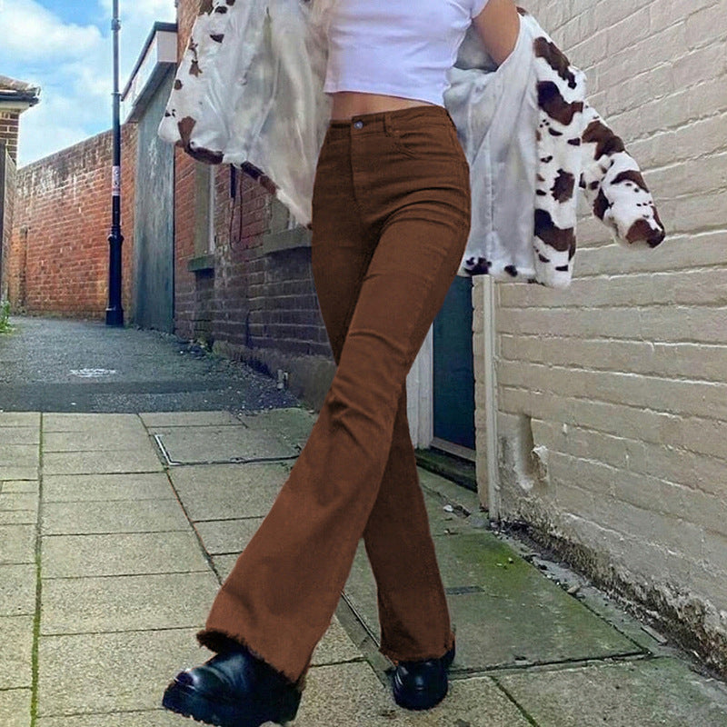 vintage straight flare pants