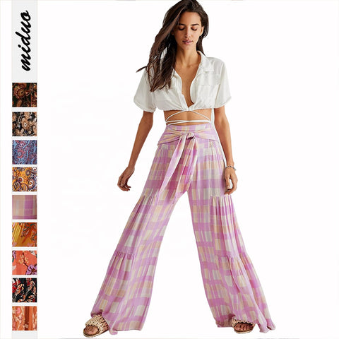 Women wide leg trousers