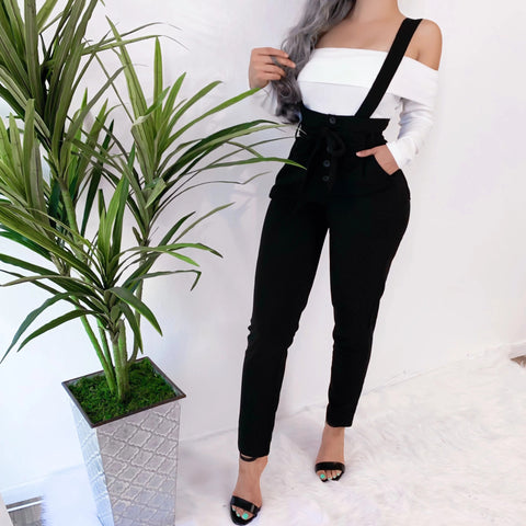 Women Casual Slim Waist Suspenders 