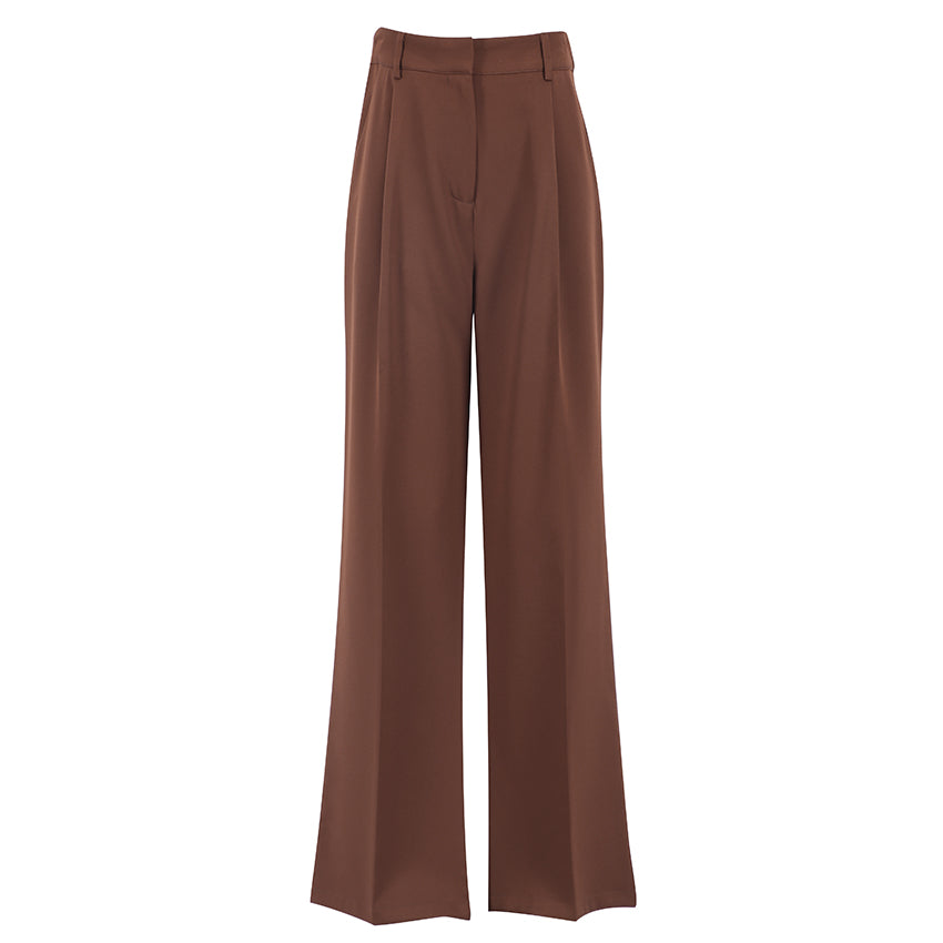 High Waist Floor Length Formal Pants  